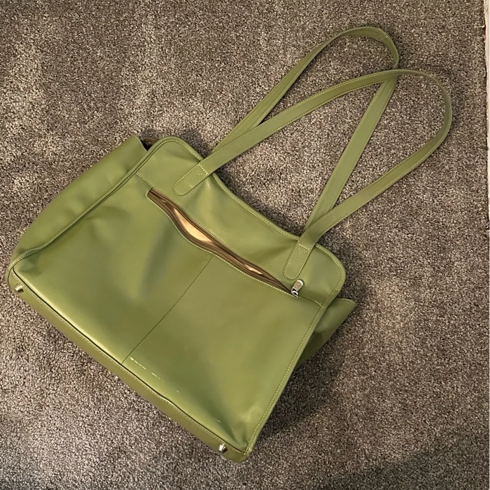 Piel VERTICAL BELTED BUSINESS TOTE
